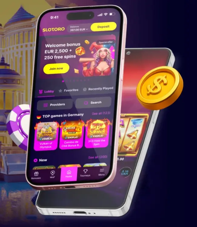 App Slotoro Mobile